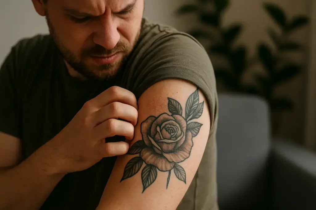 Tatuaggio che prude durante la guarigione: quando preoccuparsi e come alleviare il fastidio