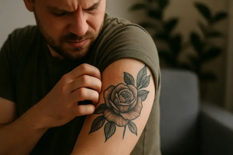 Tatuaggio che prude durante la guarigione: quando preoccuparsi e come alleviare il fastidio