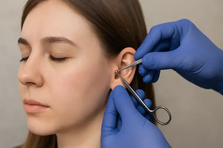 Piercing al trago fa male? Sfatiamo i miti più comuni sul dolore e la guarigione