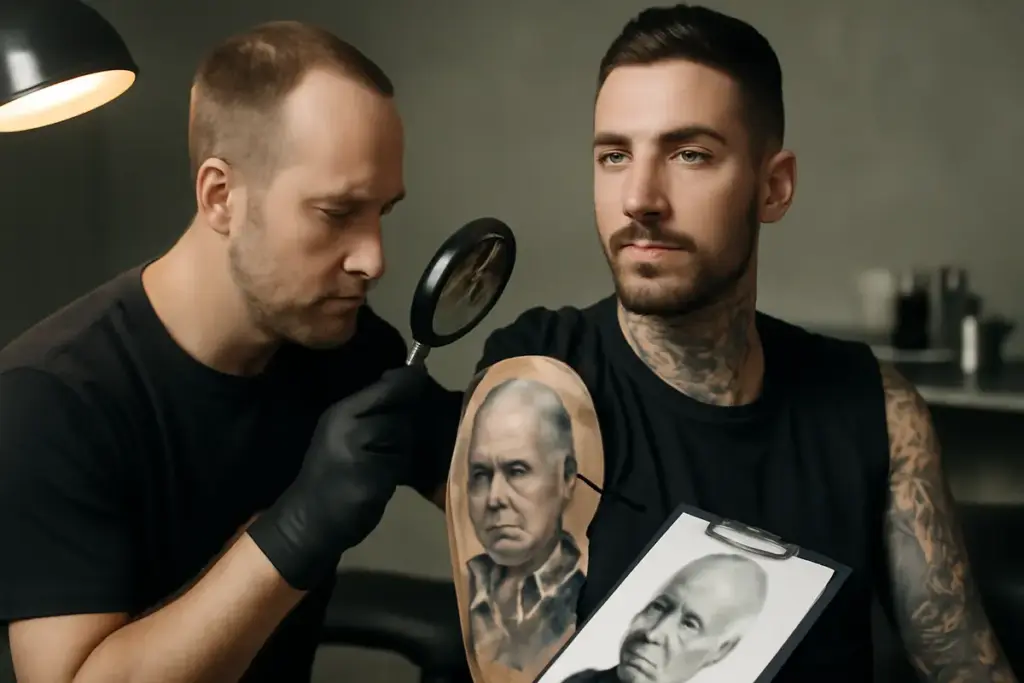 Ritratti tatuati: come assicurarsi che il risultato sia fedele e duraturo