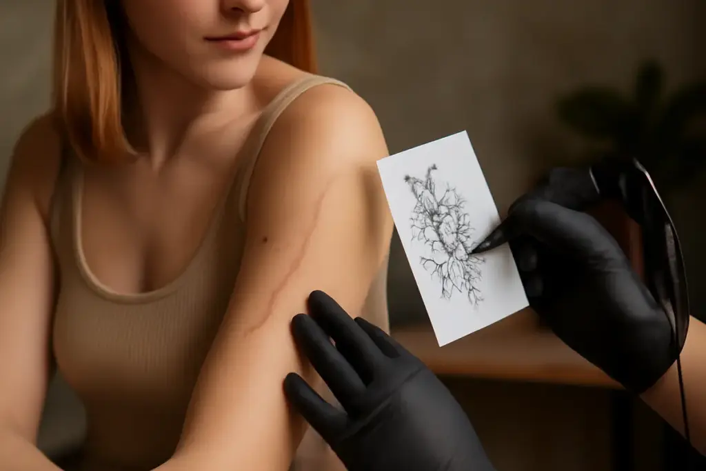Si può fare un tatuaggio su una cicatrice? Criteri e limiti che garantiscono la sicurezza della pelle