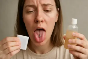 Piercing alla lingua gonfio: cause frequenti e soluzioni che accelerano la ripresa