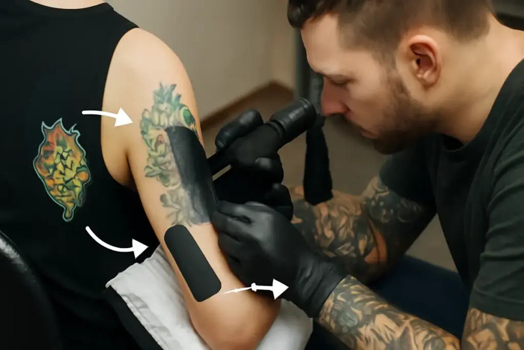 Come si fa il blackwork per coprire un vecchio tatuaggio? Passaggi chiave che garantiscono copertura totale