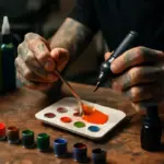 Come si preparano i colori personalizzati per tatuaggi? Il trucco degli artisti per sfumature uniche