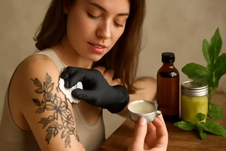 Tattoo aftercare naturale: ingredienti sicuri e metodi approvati da tatuatori